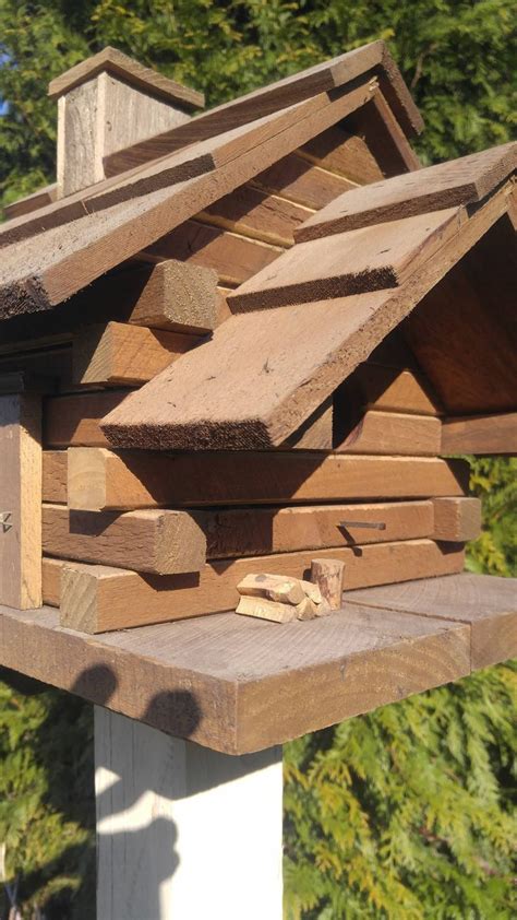 birdhouse log cabin amish handmade reclaimed wood etsy bird houses log cabin cedar roof