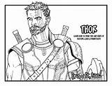Thor Ragnarok Draw Drawing Coloring Too Drawittoo Movie Tutorial sketch template