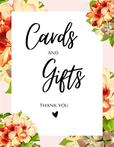 wedding cards gifts  instant  printable wedding decor
