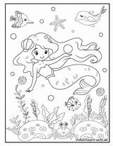 Meerjungfrau Malvorlage Malvorlagen Meerjungfrauen Verbnow Spielen sketch template