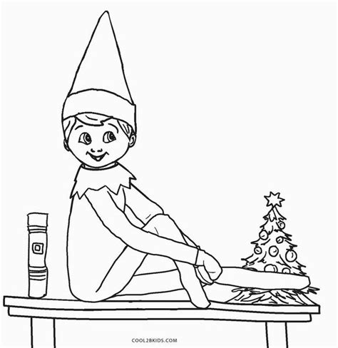 elf coloring pages printable  coloringfoldercom printable