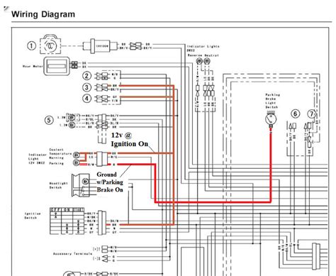 kawasaki mule wiring schematic wiring diagram