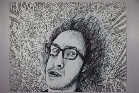 peter draws fan art abstract realism portrait doodle rpeterdraws