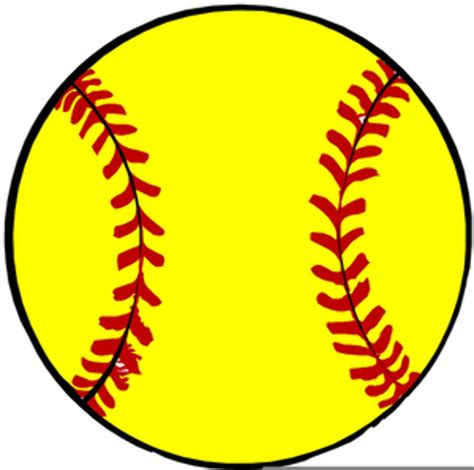 high quality softball clipart vector transparent png images