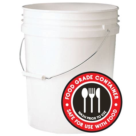 food grade  gallon buckets food grade plastic bucket  lid