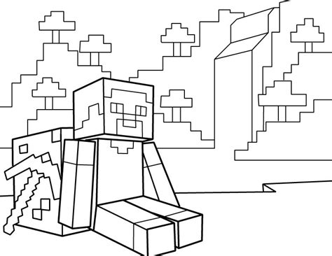 minecraft coloring pages  printable minecraft  coloring sheets