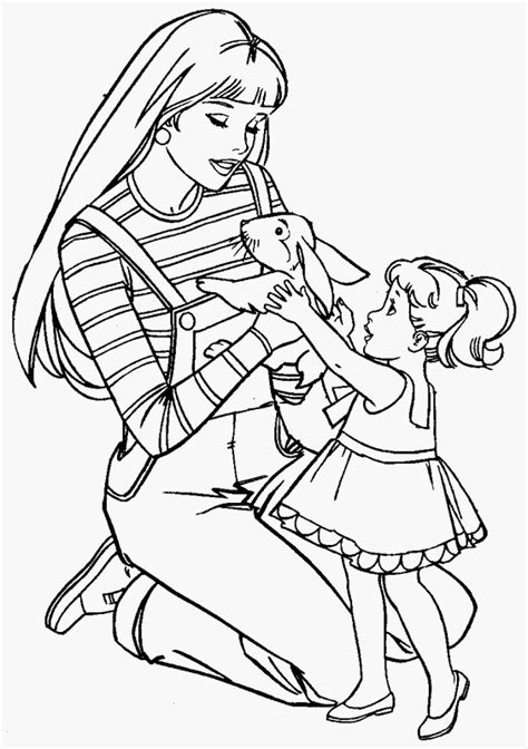 barbie    sisters coloring pages coloring pages