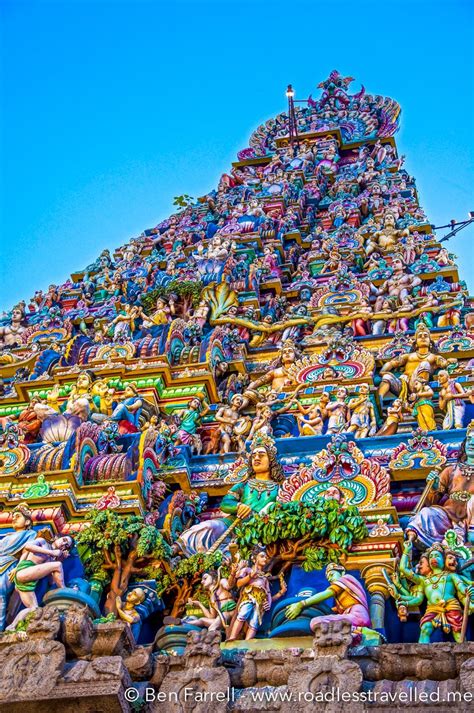Travel Photo Of The Day South Indian Temple Spire Road