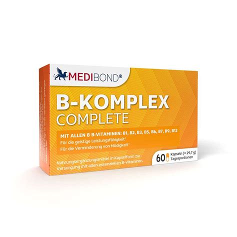 komplex complete vitamine vitamine und mineralien medibond