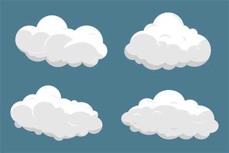 clouds clipart svg png eps ai graphic  mockmenot creative fabrica