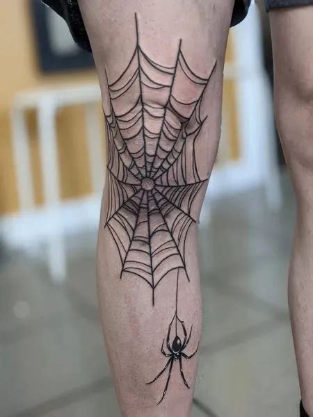spider web knee tattoo knee tattoo spider web tattoo spider tattoo