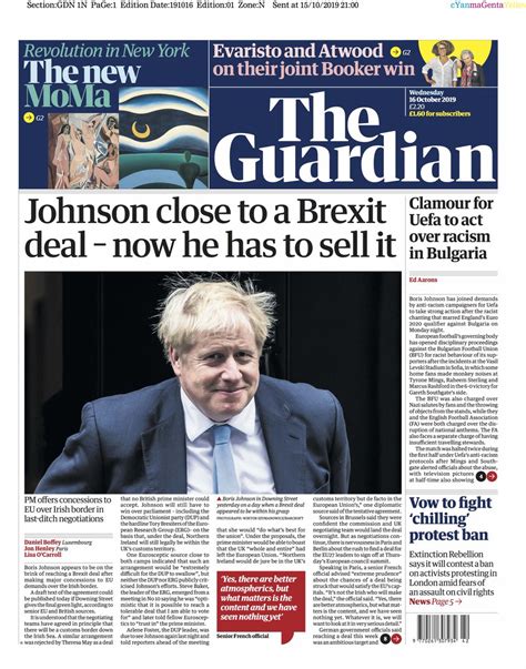 brexit boris johnson races  clock  deadline  deal looms  news politics