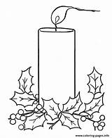 Candle Christmas Coloring Pages Drawing Candles Advent Light Color Printable Kids Birthday Drawings Clipart Print Pencil Getdrawings Lights Book Use sketch template