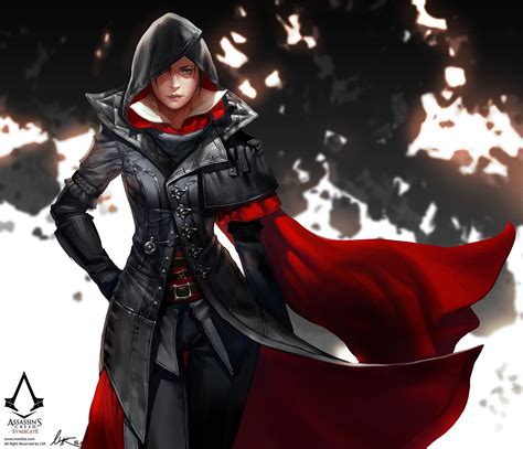 Assassins Creed Illustration Anime Girls Fan Art 2d Assassins