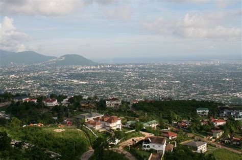 Aerial Shot Of The City Kingston Jamaica Jamaica Aerial View