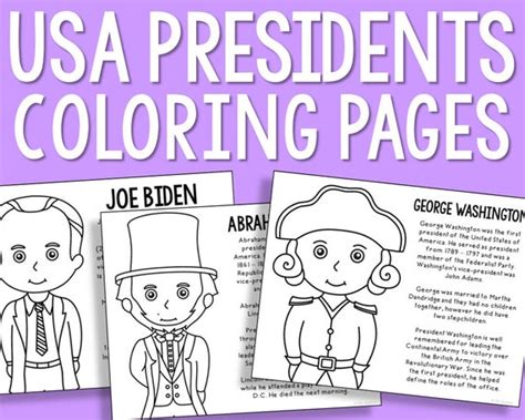 presidents day coloring pages mom wife busy life