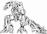 Coloring Transformers Pages Starscream Grimlock Megatron Bumblebee Transformer Real Color Print Steel Robots Printable Colouring Prime Getcolorings Drawing Optimus Dinosaur sketch template