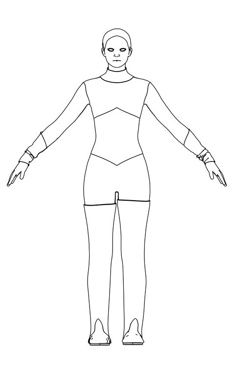 super hero woman mannequin coloring page wecoloringpagecom