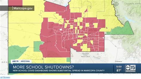 Updated Maricopa County Dashboard Shows 90 Of Zip Codes Are In Red