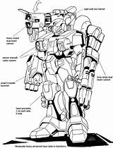 Robotech Mospeada Cyclone Robot Character Mecha Macross Coloring Pages Anime Series Production Genesis Climber Visit Rpg 80s Cartoons Characters Gearsonline sketch template