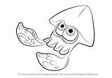 Splatoon Squid Inkling Draw Drawing Step Drawings Tutorials Learn Paintingvalley sketch template
