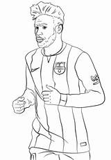 Neymar Coloring Pages Cool Printable Categories Kids Football sketch template