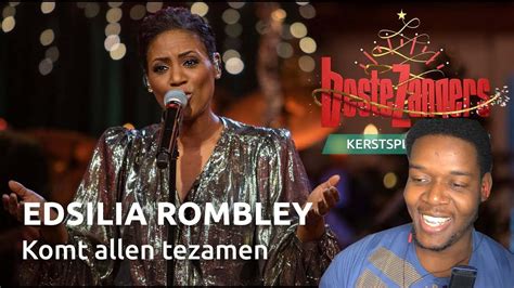 edsilia rombley komt allen tezamen beste zangers kerstspecial  reaction youtube