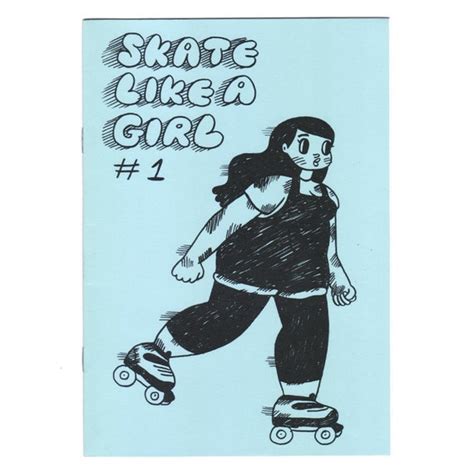 Skate Like A Girl 1 Roller Derby Comic Book Zine