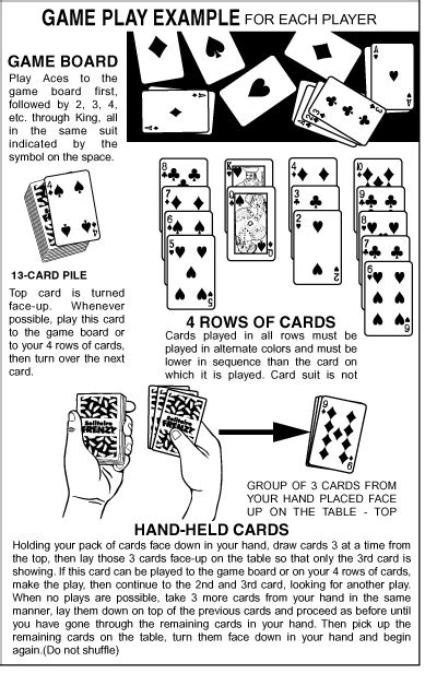 solitaire frenzy game instructions jax games
