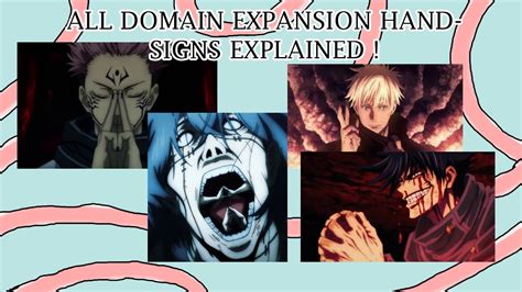 jujutsu kaisen domain expansion hand signs symbolism explained