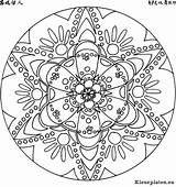 Mandala Algemeen Kleurplaat sketch template