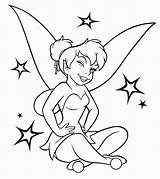 Tinkerbell Coloring Pages Kids Wikiclipart Gif sketch template