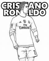 Ronaldo Cristiano Fútbol Dibujosonline sketch template