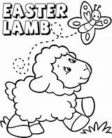 Coloring Easter Lamb Pages Printable Topcoloringpages Print sketch template