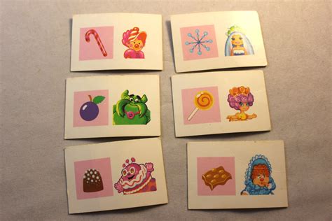 vintage candyland game pieces  character cards etsy