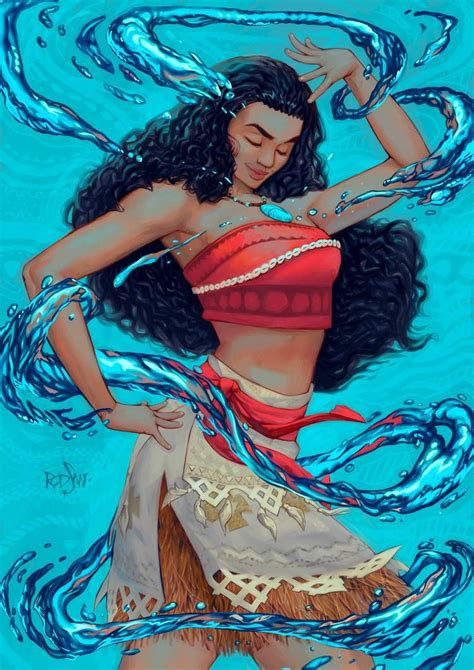 Moana Dancing With Water By