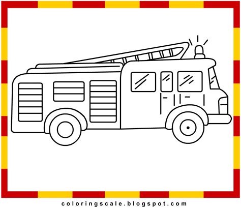 coloring pages printable  kids fire engine coloring pages  kids