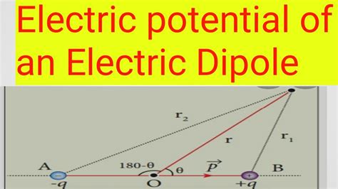 electric potential   electric dipolephysics solution point youtube