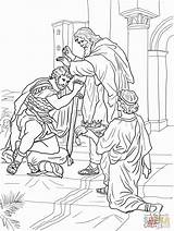 Solomon Colorare Crowned Saul Davide Crown Supercoloring Roi Hezekiah Spares Actividades Bathsheba sketch template
