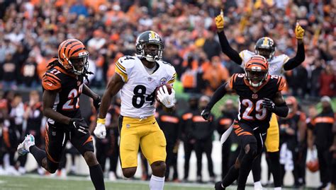 antonio brown s late touchdown lifts steelers over bengals