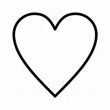 Heart Line Vector Icon Favorite Clipart sketch template