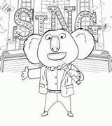 Sing Buster Koala Moon Pages Coloring Their Solve Achieve Able Dreams Problems Pages2color Singers Theater Others Front Will sketch template