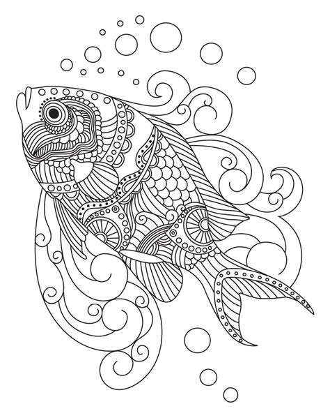 fish adult coloring pages home family style  art ideas