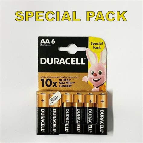 duracell alkaline batteries aa lrmn special pack