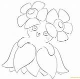 Coloring Pokemon Bellossom Pages Lineart Printable Generation Color Gerbil Lilly Ii Deviantart Coloringpagesonly sketch template