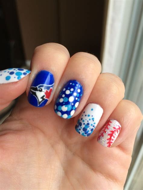 blue jays nails sports nails baseball nail designs nails