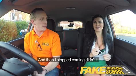 fake driving school male learner fucking his female