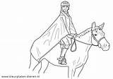 Kleurplaten Kleurplaat Paard Ruiter Paarden Dressuur Voor Woodmansee Basilius sketch template