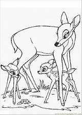 Bambi Faline Coloring Pages Getcolorings His sketch template