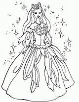 Barbie Coloring Pages Princess Doll Printable Colouring Dolls Color Drawing Kids Printouts Painting Line Print Books Games Clipart Getdrawings Sheet sketch template